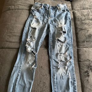 Selling some clothes.